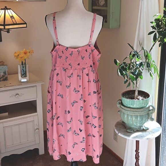 Torrid Butterfly Sundress. Soft Girl, Tomato Girl. Coastal Cowgirl - Picture 6 of 12